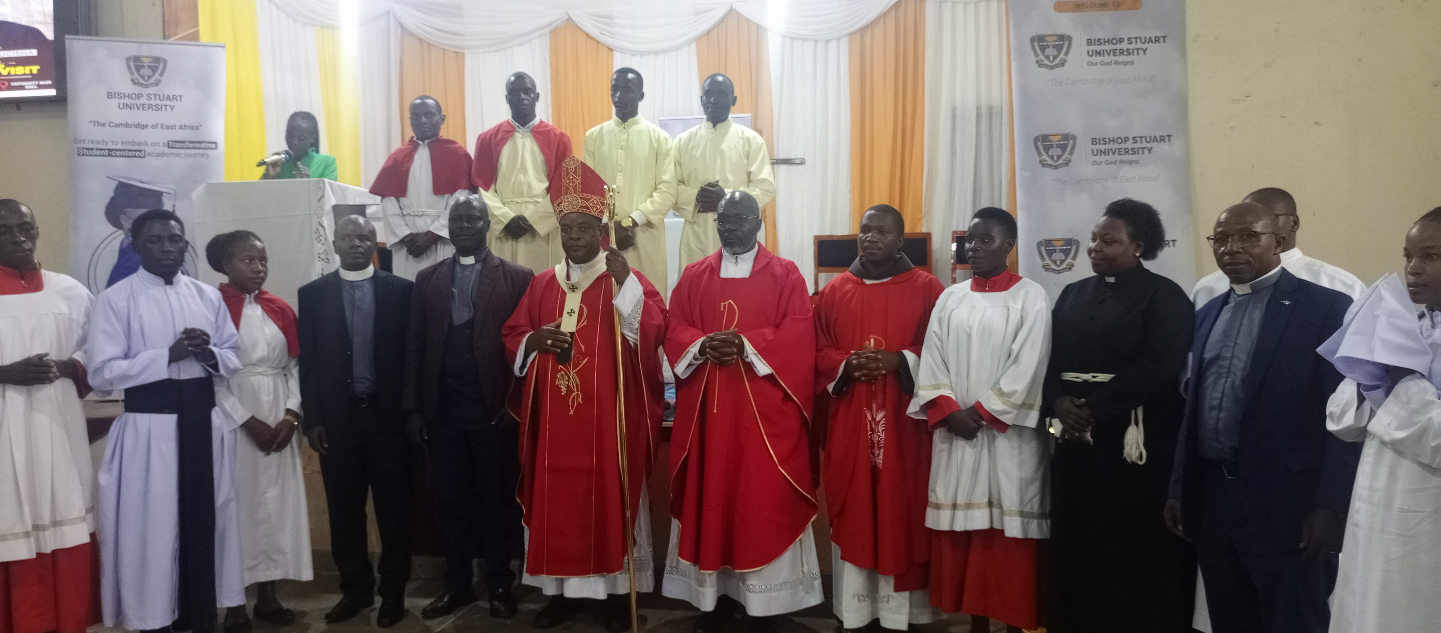 ARCHBISHOP'S ANNUAL PASTORAL VISIT TO BISHOP STUART UNIVERSITY